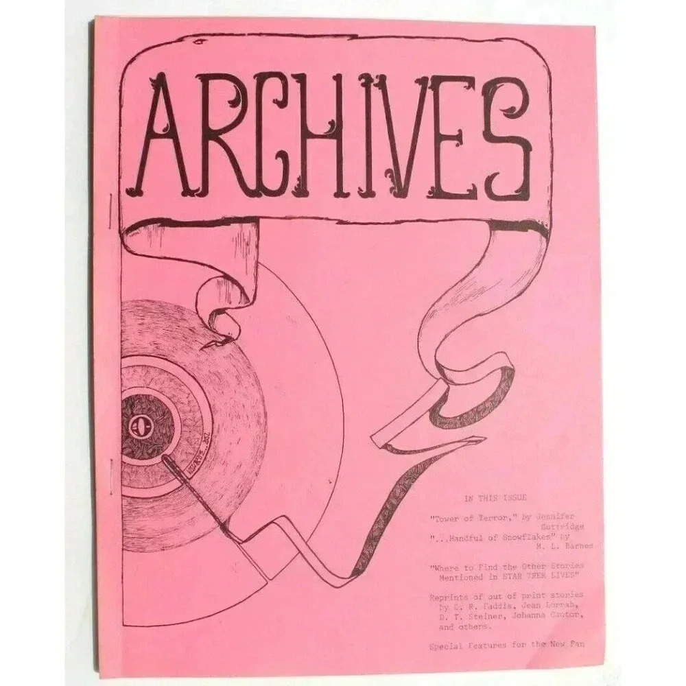 Vintage 1978 Archives I Star Trek Fanzine Zine (Tower Of Terror)